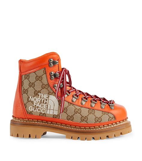 orange gucci boots